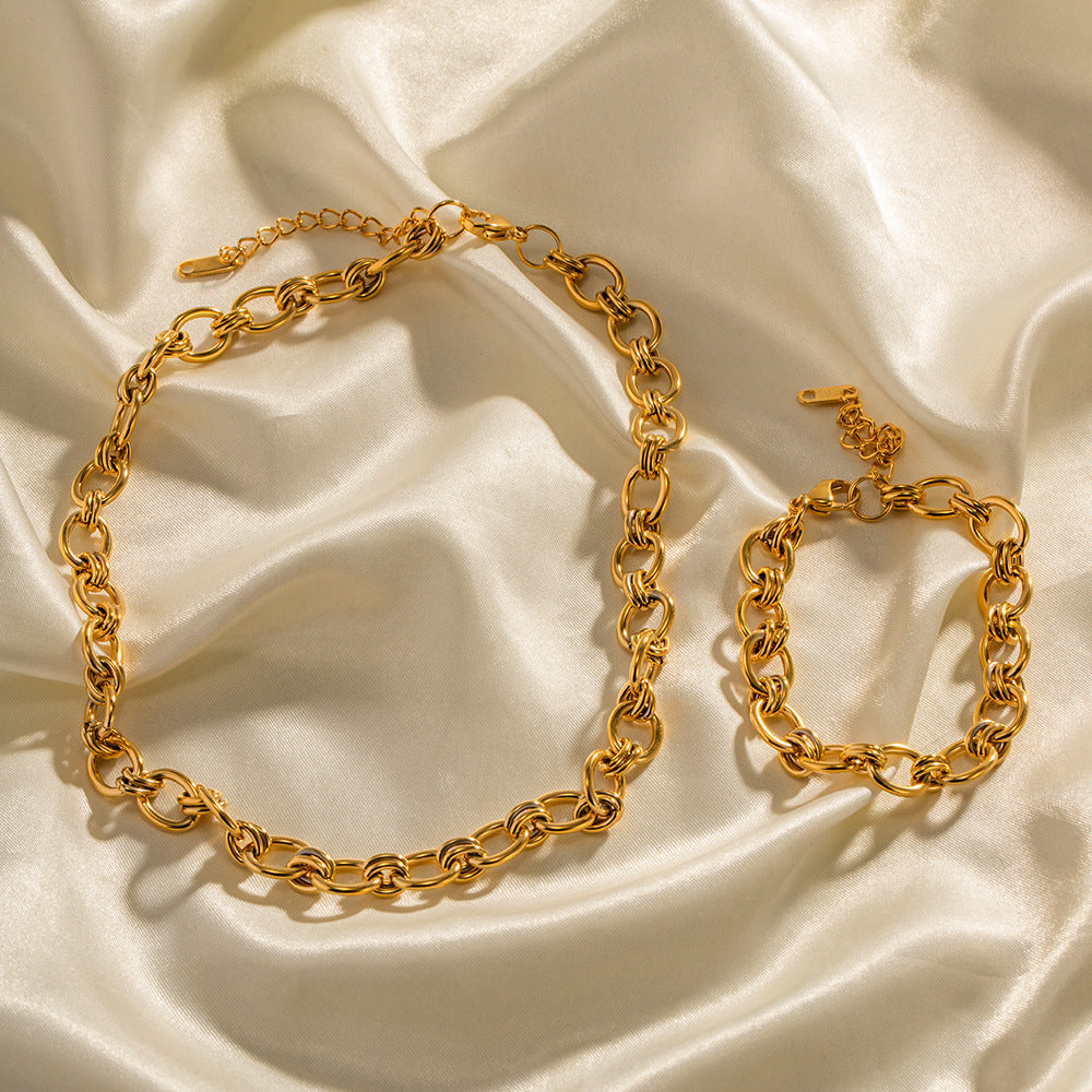 18K Gold Plated Chain Bracelet