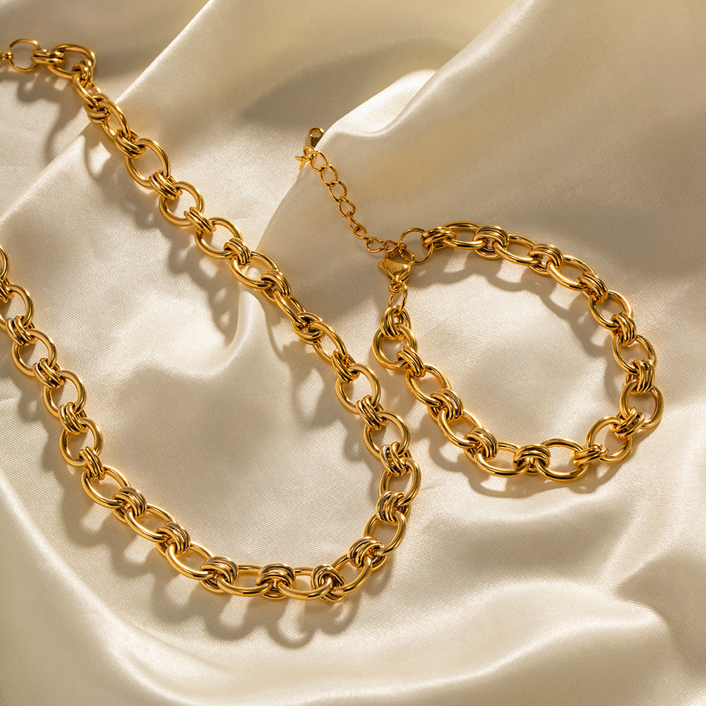 18K Gold Plated Chain Bracelet