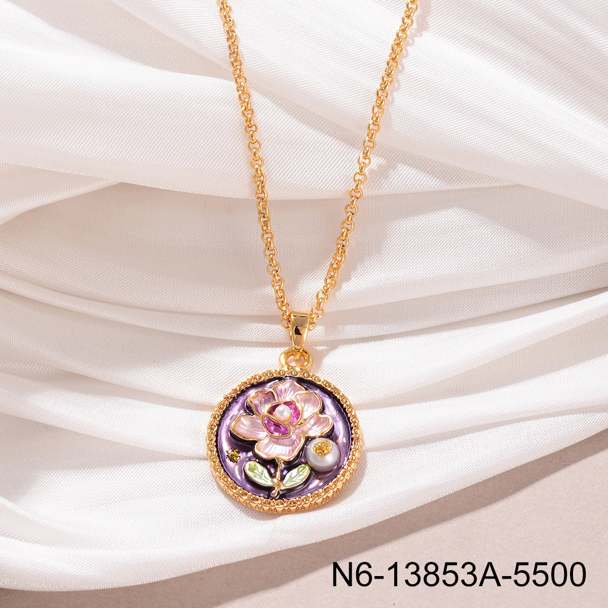 Jardin Monet Pearl Necklace Pendant