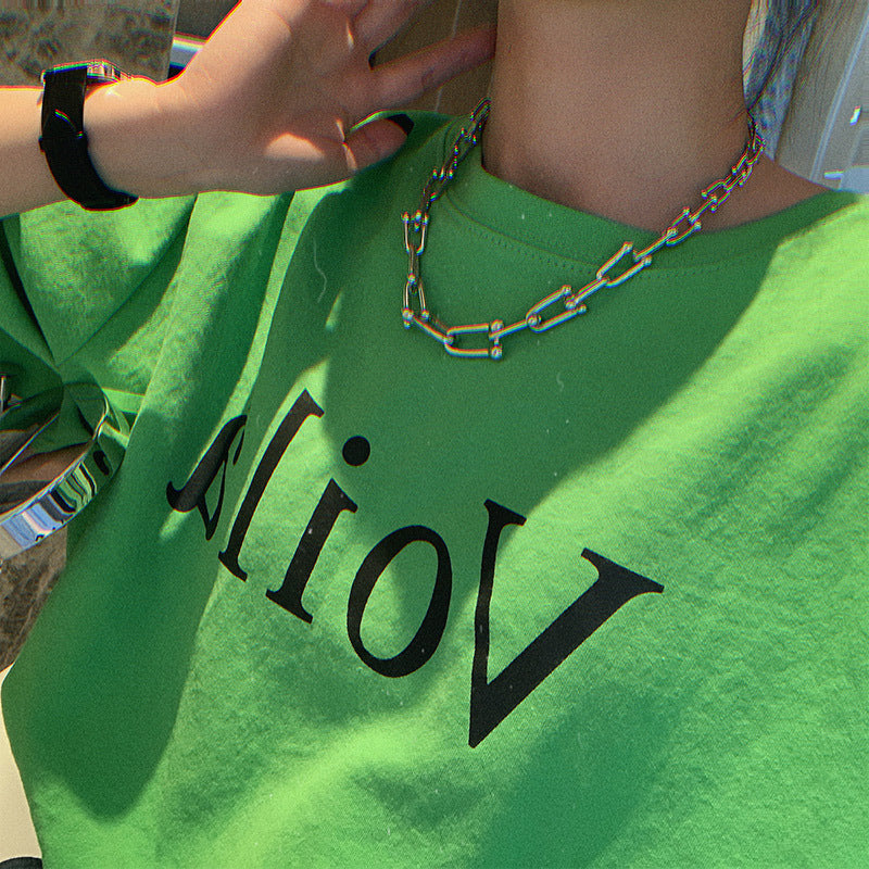 Simple U-shaped Bamboo Necklace