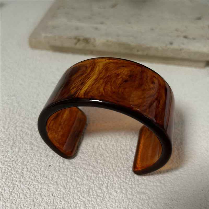 Geometric Acrylic Bracelet - Irregular Simple Design - Vizimy