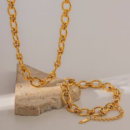 18K Gold Plated Chain  Bracelet