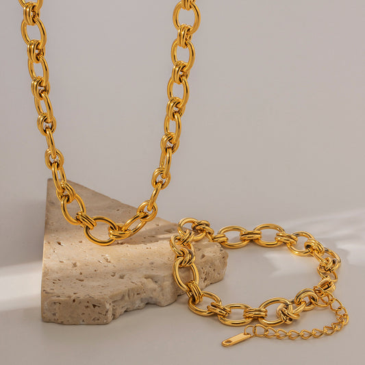 18K Gold Plated Chain  Bracelet