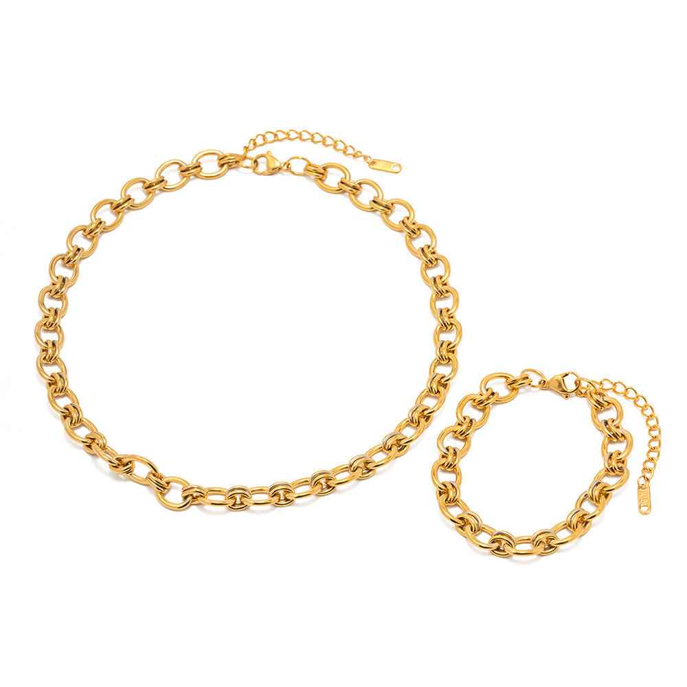 18K Gold Plated Bracelet - Elegant Chain Design for Every Occasion - Vizimy