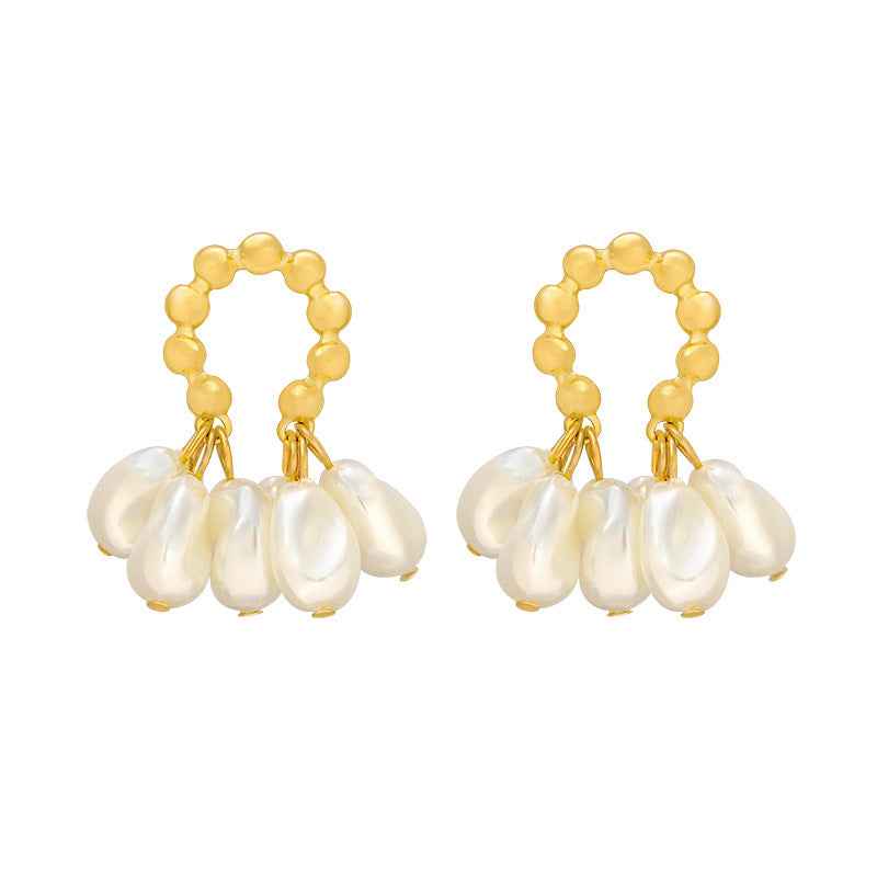 Baroque Pearl Earrings - Elegant Statement Jewelry for Every Occasion - Vizimy