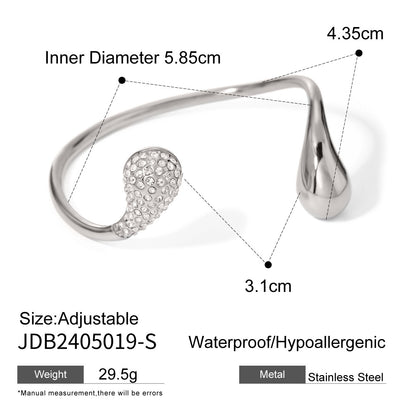 Bracelet With Diamond Water Drop