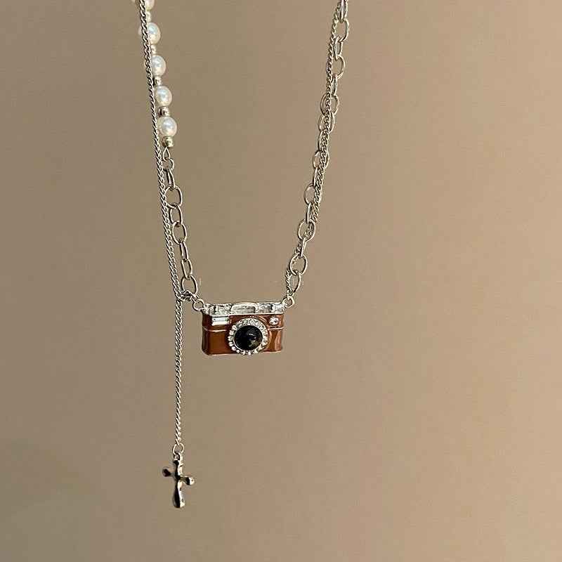 Fashion Retro Camera Necklace - Vintage-Inspired Jewelry for Photography Lovers - Vizimy