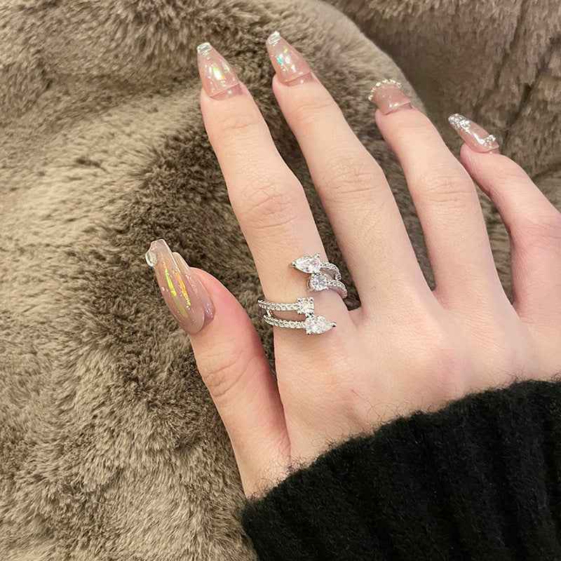 Cold Wind Water Drops Ring - Elegant and Unique Jewelry Piece - Vizimy