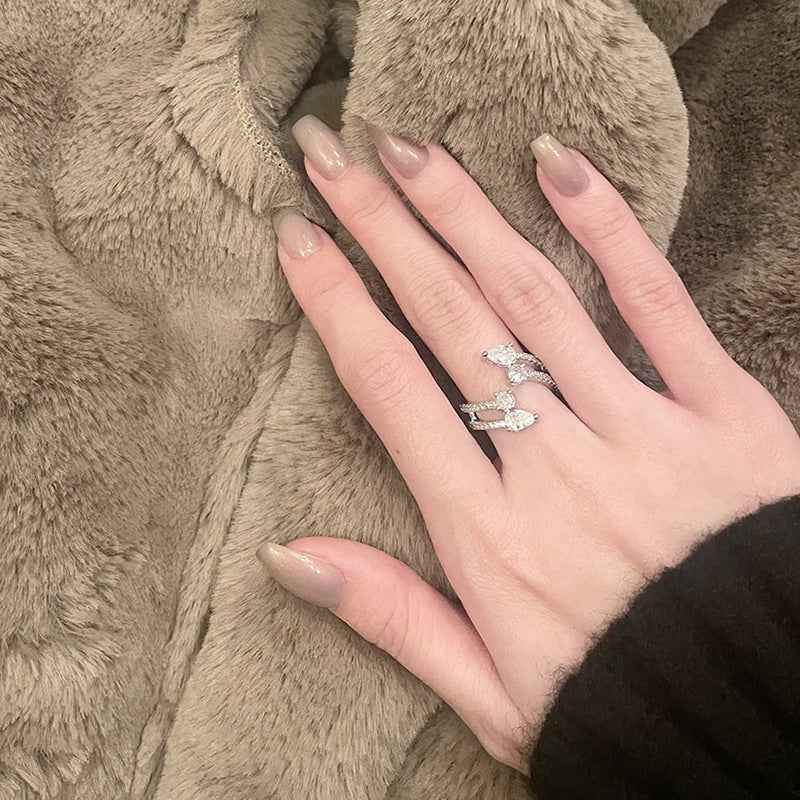 Cold Wind Water Drops Ring - Elegant and Unique Jewelry Piece - Vizimy