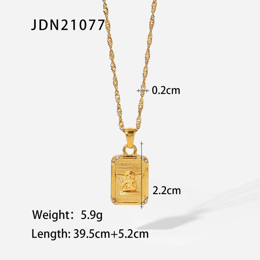 Eight Awn Star Pendant Necklace