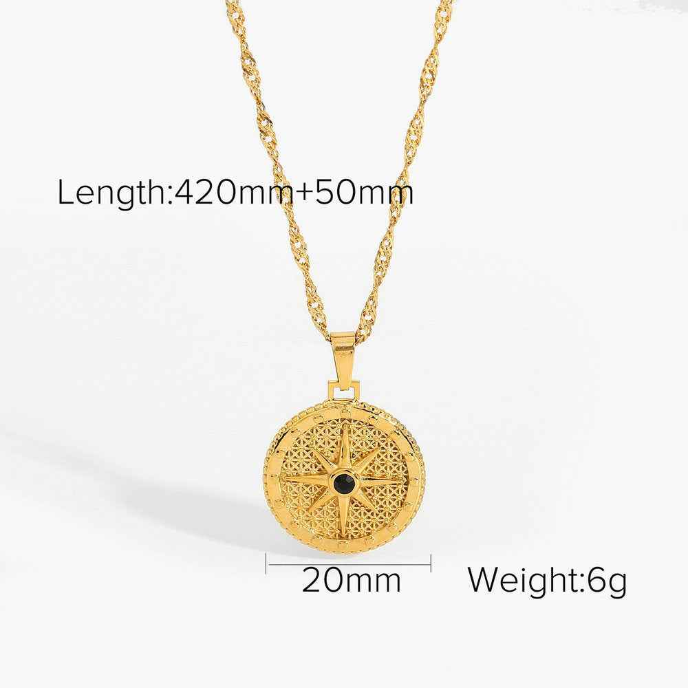 Eight Awn Star Necklace - Unique Celestial Pendant Jewelry - Vizimy