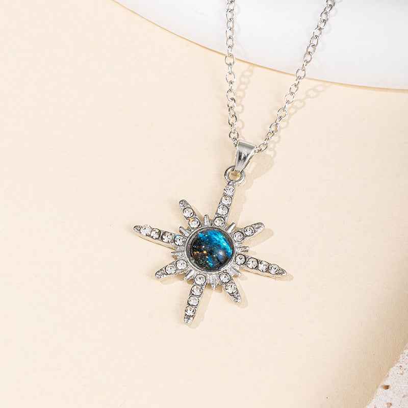 Fashion Star Pendant Necklace with Six-pointed Star Design for Trendy Style - Vizimy