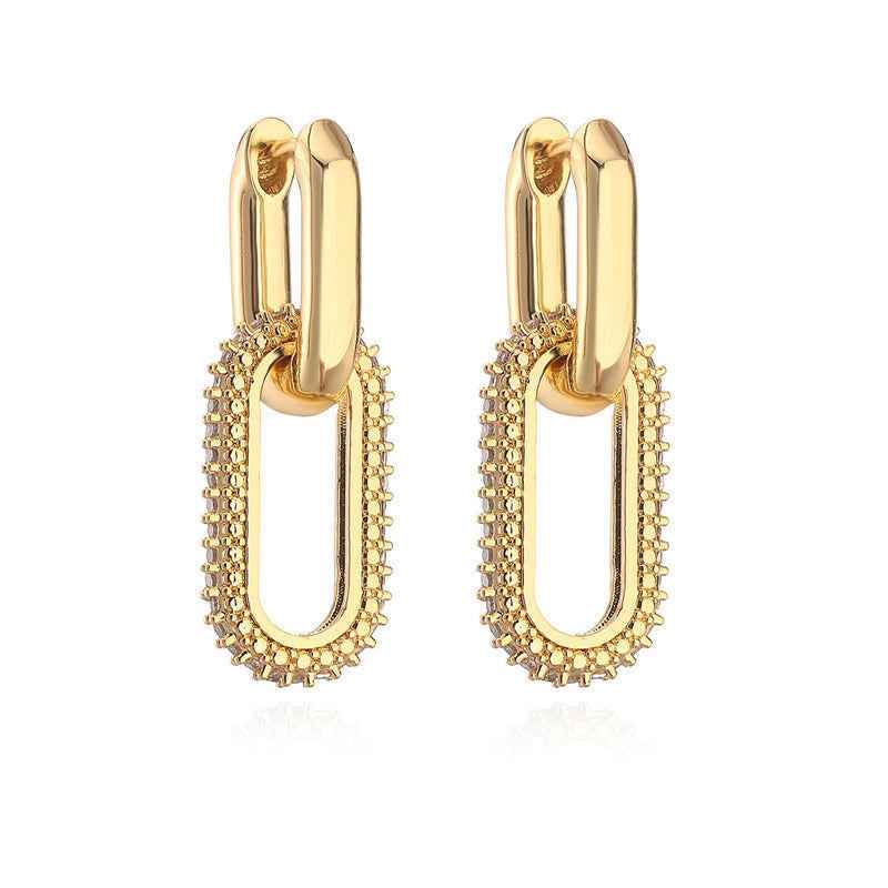 Denise Freshwater Pearl Diamond Oval Earrings for Timeless Elegance and Style - Vizimy