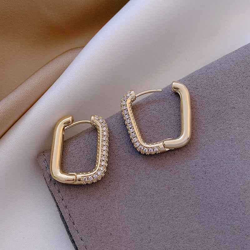 Geometric Square Earrings - Vizimy
