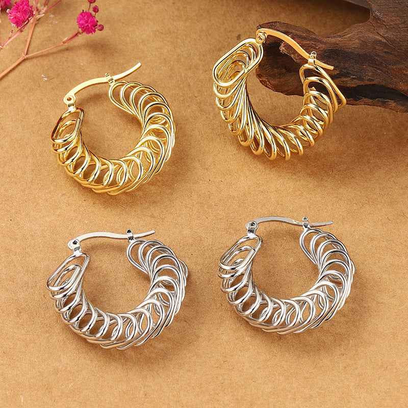 Irregular Temperament Earrings - Unique Artisan Jewelry for a Bold Look - Vizimy