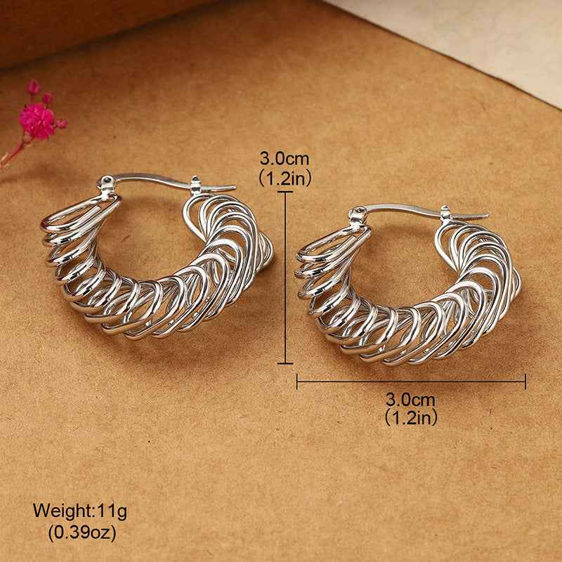 Irregular Temperament Earrings - Unique Artisan Jewelry for a Bold Look - Vizimy