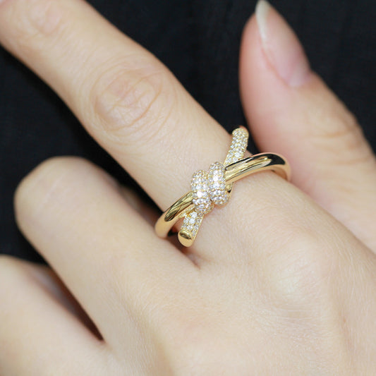 Knotted Adjustable Ring