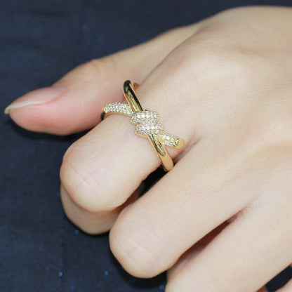 Knotted Adjustable Ring