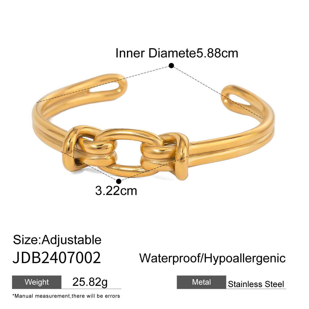 Luce Gold Knot Bangle - Elegant Twist Jewelry for Timeless Style - Vizimy
