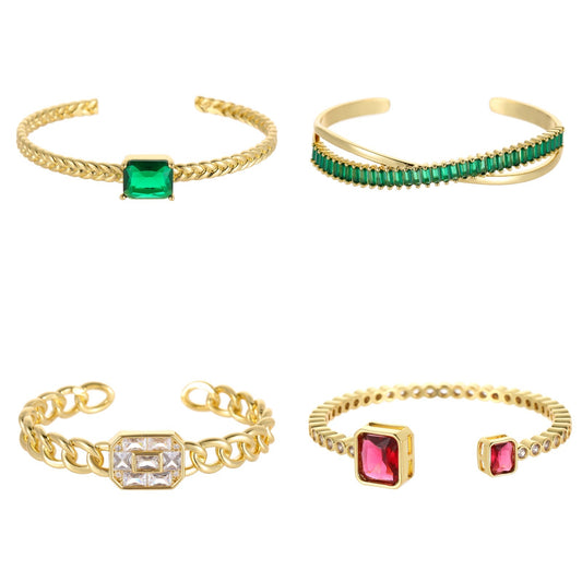 Elegant Women's Jewelry with Gemstone Accents"