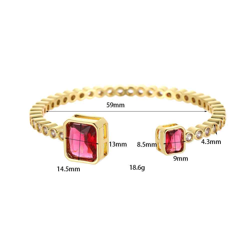 Micro-Inlaid Emerald Bracelet for Elegant Style and Luxury - Vizimy