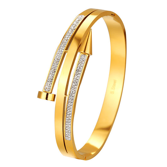 Nail Rhinestone Bracelet