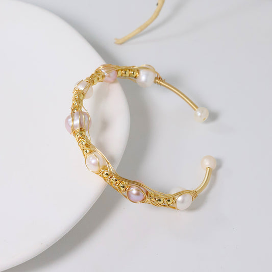 Natural  Pearl Bracelet -Adjustable