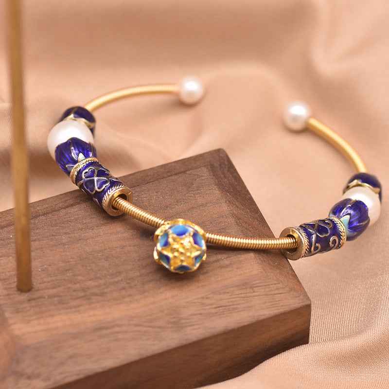 Natural Pearl Bracelet Adjustable for Elegant Style - Vizimy