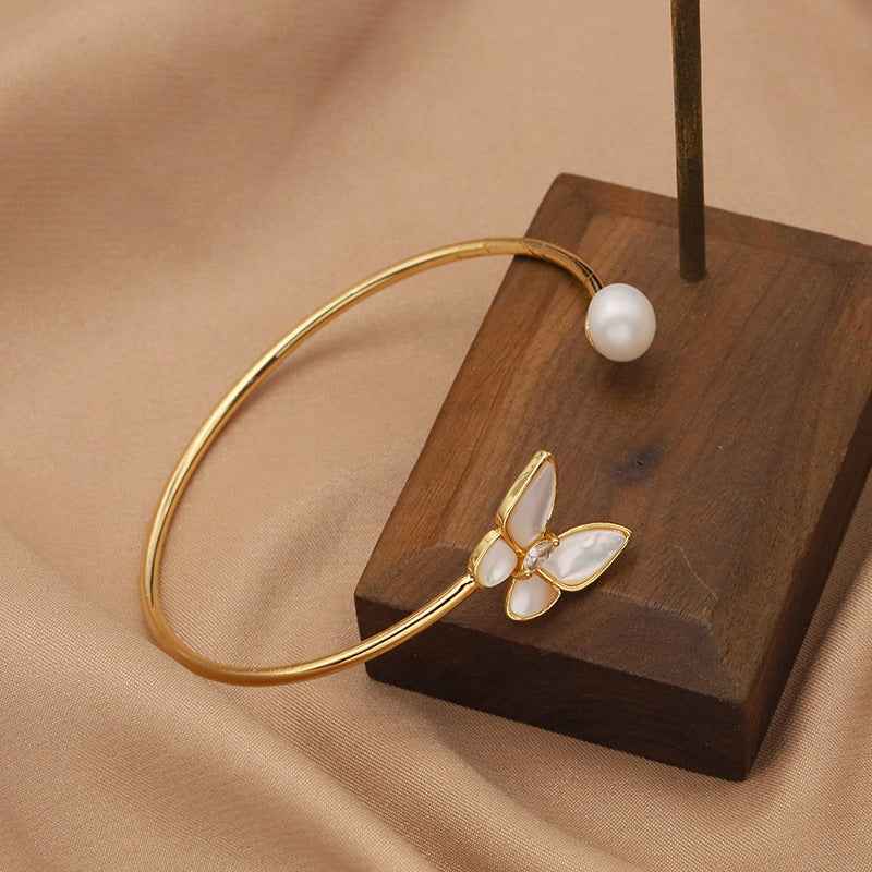 Natural Pearl Bracelet Adjustable for Elegant Style - Vizimy