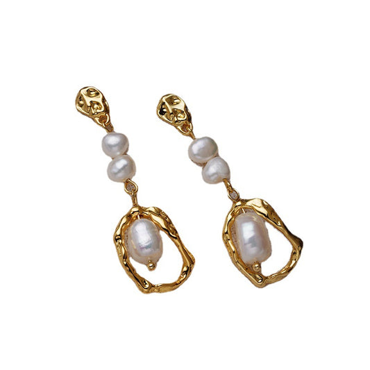 Natural Pearl Earrings-Advanced