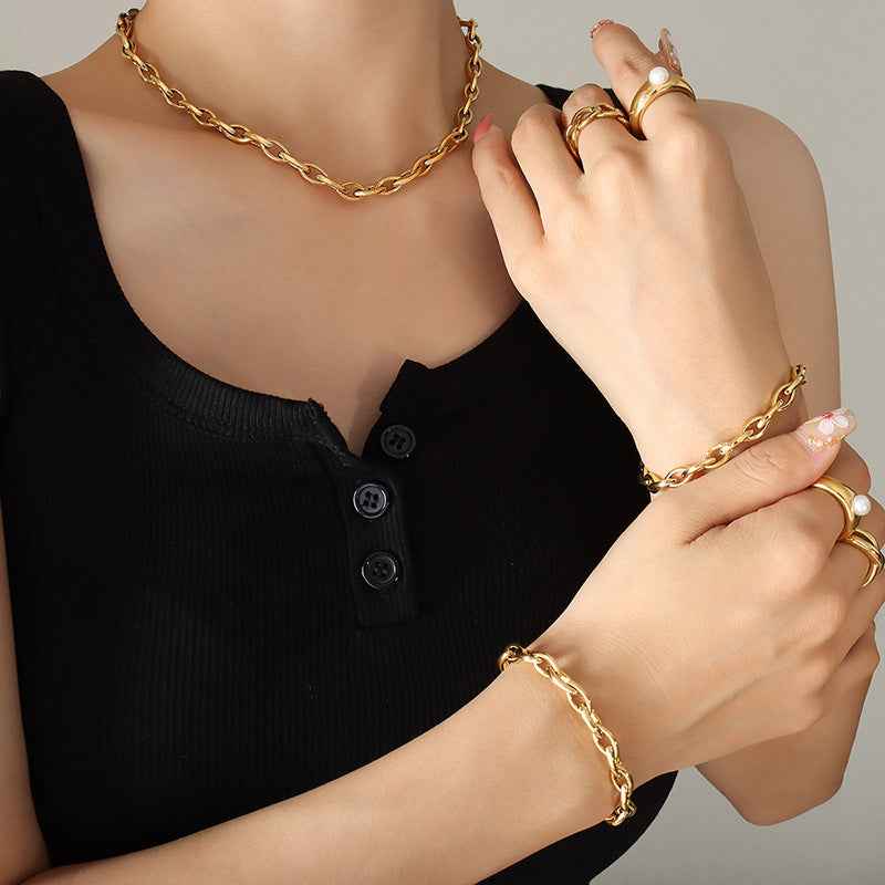 Niche Hip Hop Ornament Chain - Trendy Accessory for Fashion-Forward Style - Vizimy