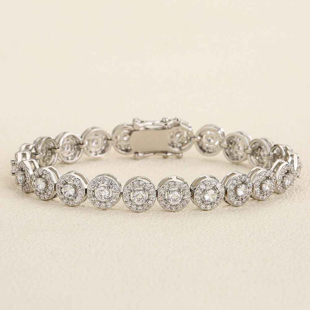 Knotted Adjustable Ring for Light Luxury Zircon Bracelet Style and Comfort - Vizimy