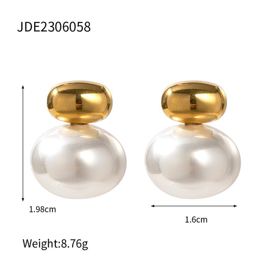 Pearl Stud Earrings