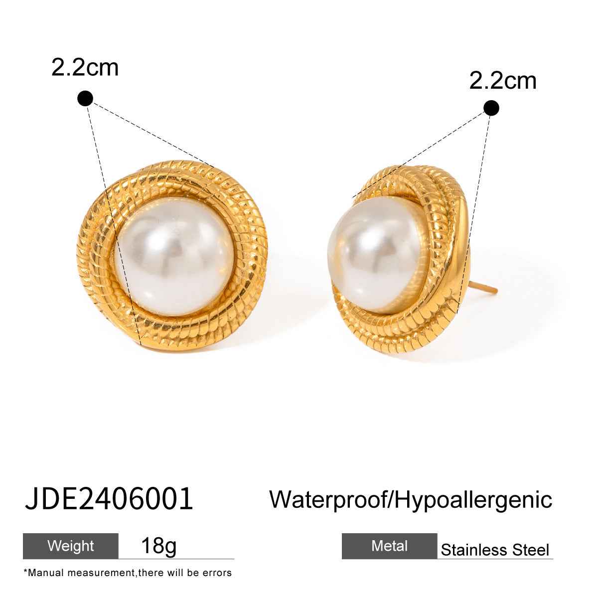 Pearl Stud Earrings - Timeless Elegance for Every Occasion - Vizimy