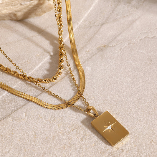 Raphaela Layered Gold Necklace