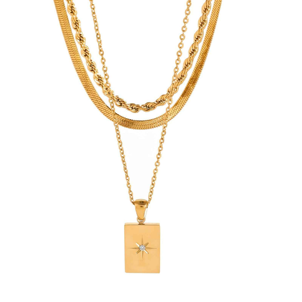 Raphaela Layered Gold Necklace - Vizimy