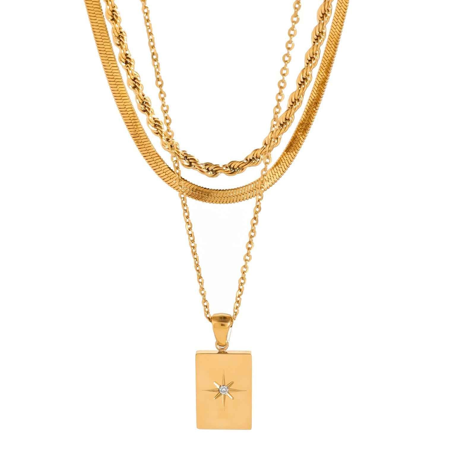 Raphaela Layered Gold Necklace - Vizimy