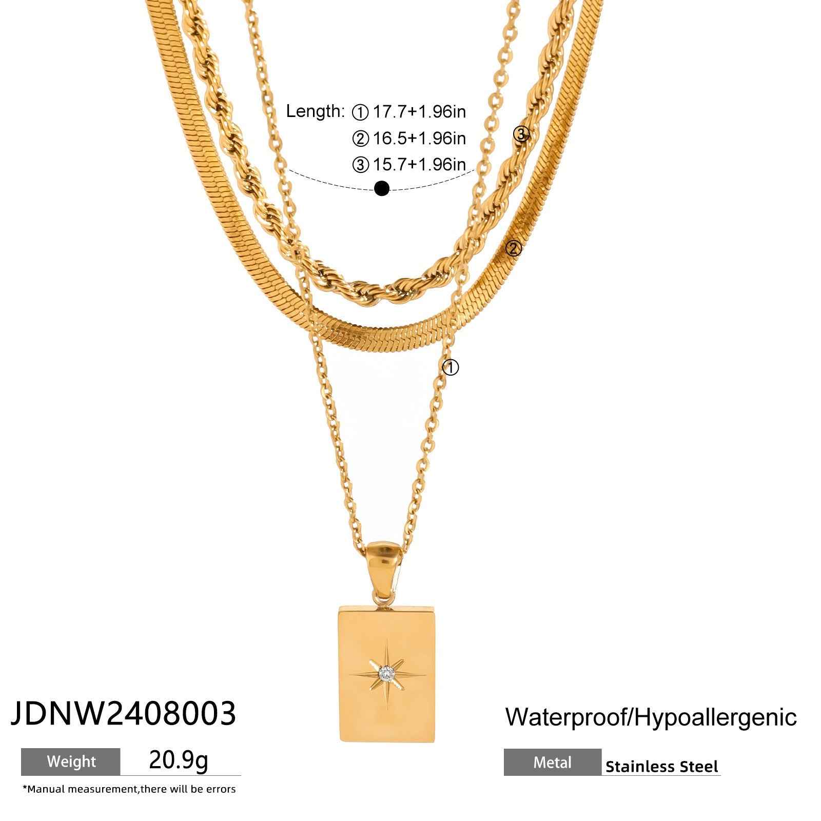 Raphaela Layered Gold Necklace - Vizimy