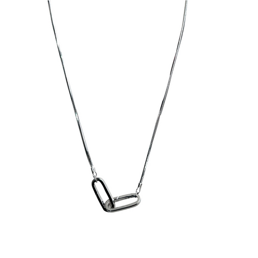 S925 sterling silver niche design necklace