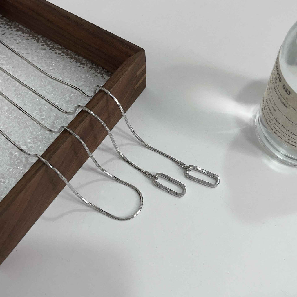 S925 Sterling Silver Necklace with Unique Niche Design - Vizimy