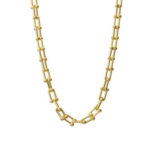 Simple U-shaped Bamboo Necklace