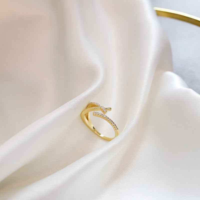 Small Simple Single Ring - Elegant Niche Jewelry - Vizimy