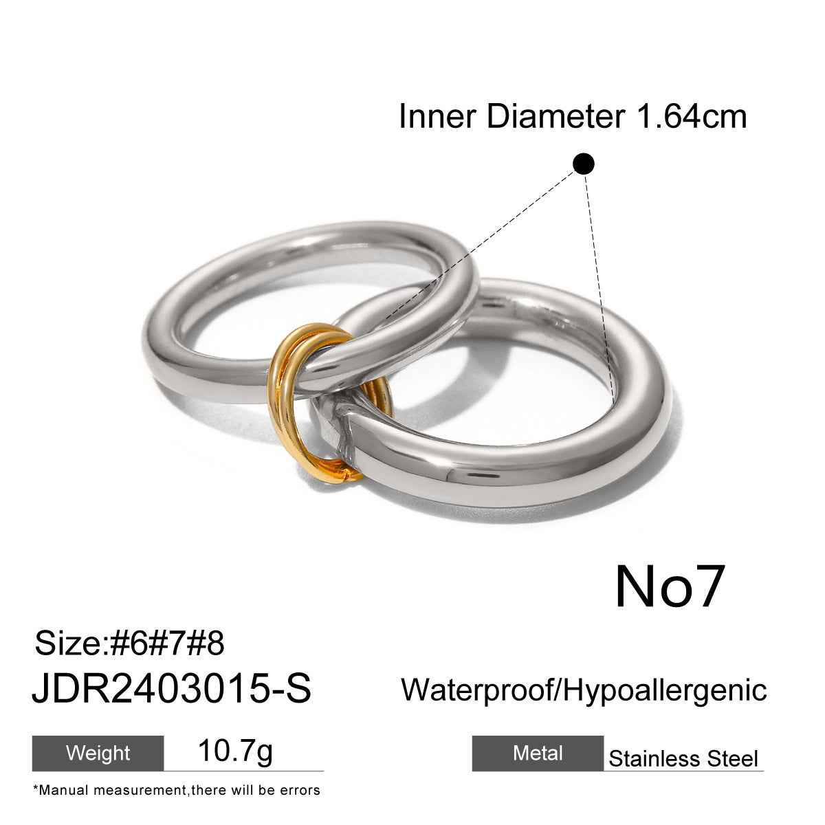 Stacked Freshwater Pearl Ring for Effortless Elegance - Vizimy