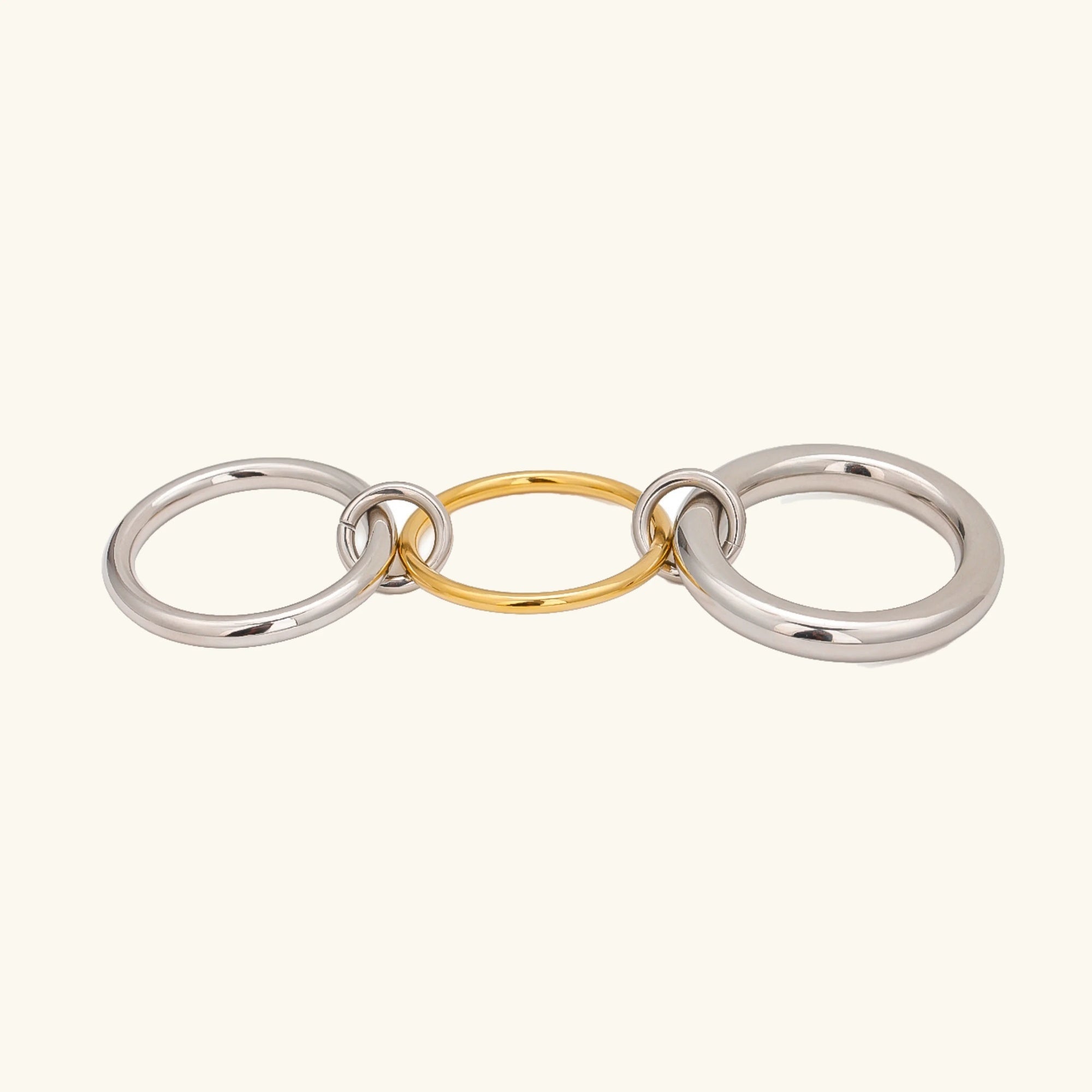 Stacked Freshwater Pearl Ring for Effortless Elegance - Vizimy