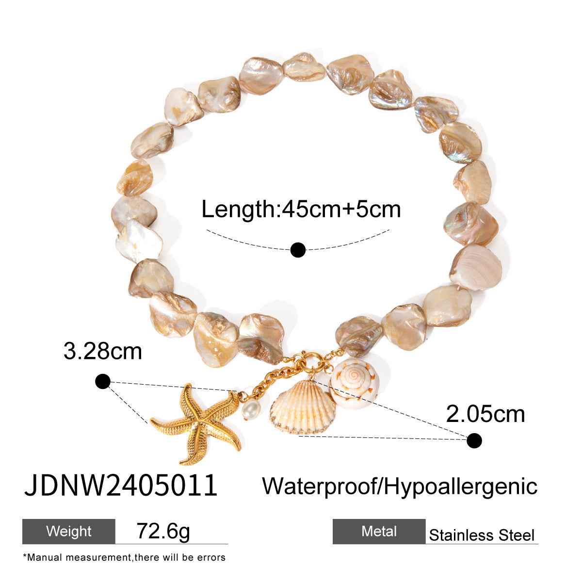 Starfish Shell Conch Bracelet - Beach-Inspired Jewelry for Ocean Lovers - Vizimy