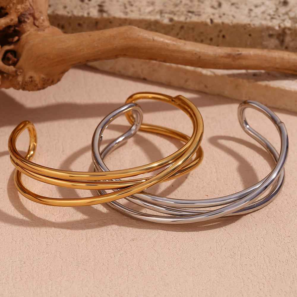 Unique Light Luxury Three-Layer Winding Bracelet for Effortless Elegance - Vizimy