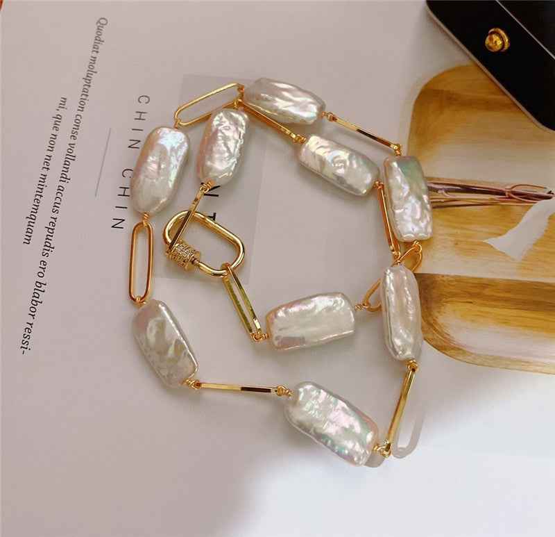 Vintage Baroque Pearl Necklace - Timeless Elegance for Every Occasion - Vizimy