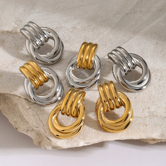 Winding Trendy Earrings