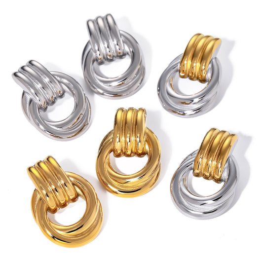 Winding Trendy Earrings