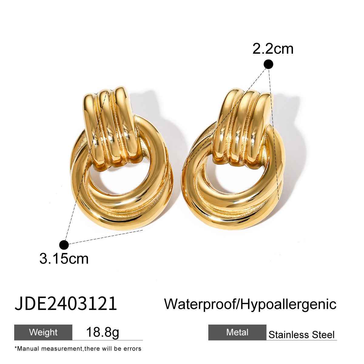 Winding Trendy Earrings - Stylish and Modern Accessories for Every Occasion - Vizimy
